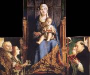 Antonello da Messina, Madonna with SS Nicholas of Bari,Anastasia